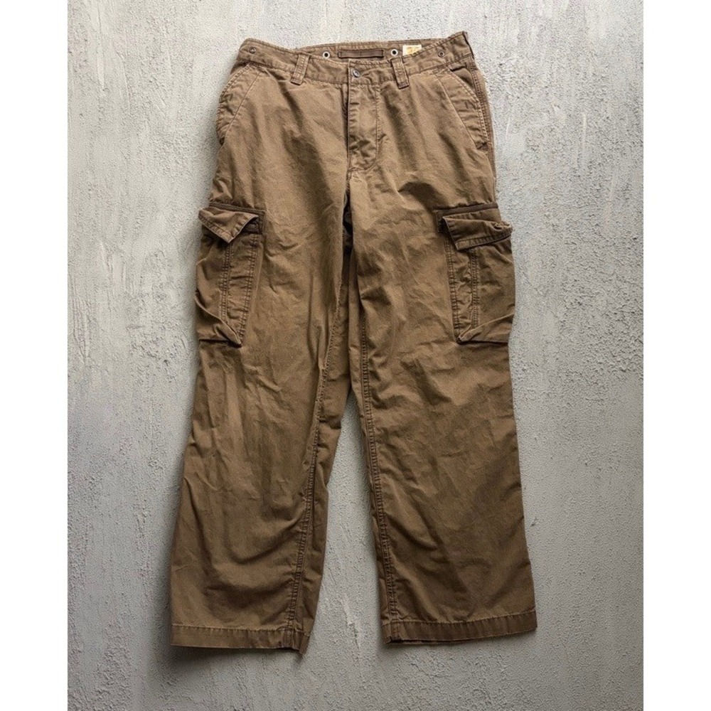 Vintage Old Navy Cargo Pants 32x30 Brown 2000s Y2K Baggy